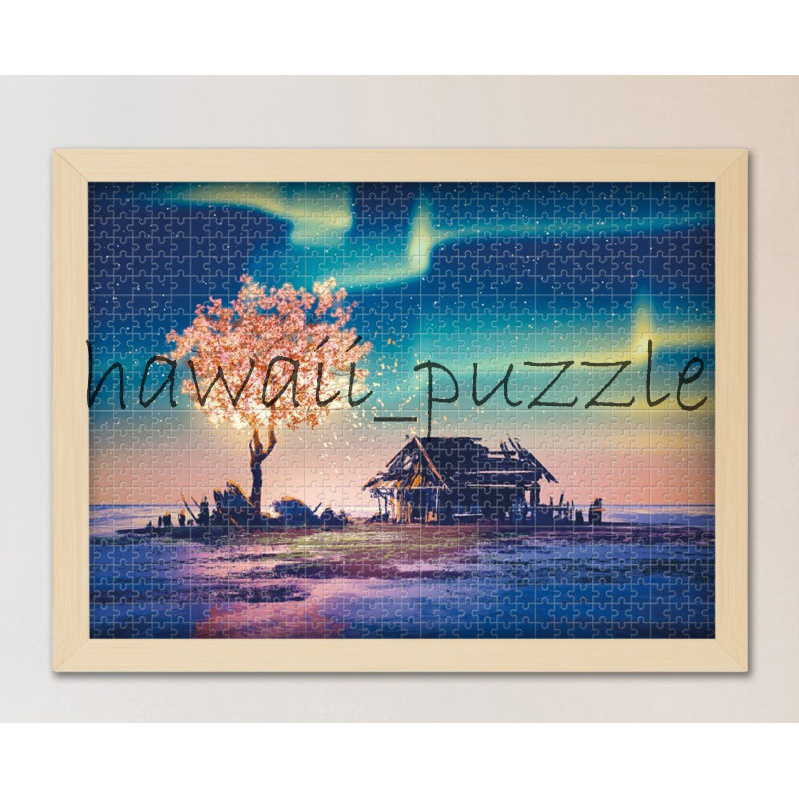 Mini Puzzle 1000 pcs Mainan Jigsaw Puzzle-TREE LIGHT