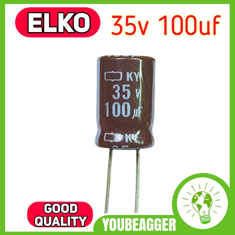 Elko 35v 100uf kapasitor