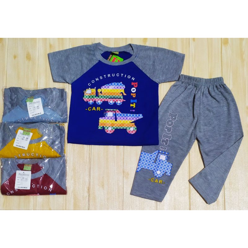 SETELAN CP RIKO POP IT ULTRAMAN SPIDERMAN TRANSFORMERS 2-7 THN BAJU ANAK-Pop it