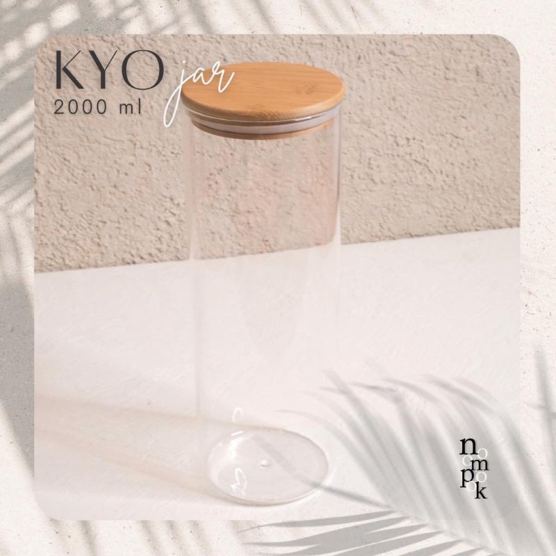 KYO Glass Bamboo Jar 2000ml