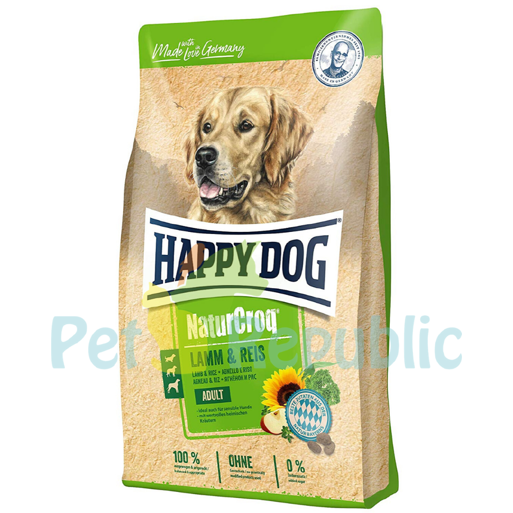 

HAPPYDOG Makanan Anjing NATURCROQ Lamb and Rice 4kg