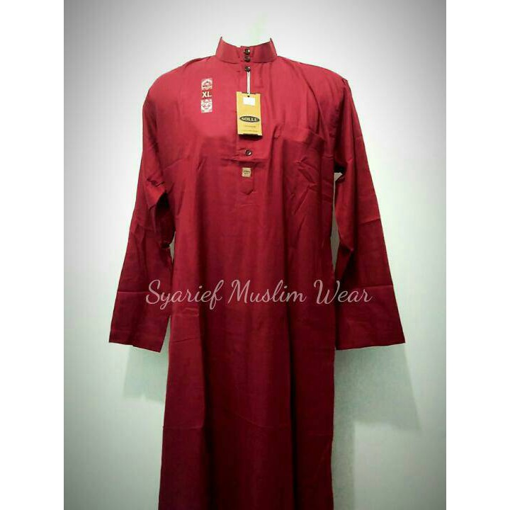 PRODUK BARU FASHION MUSLIM Atasan Gamis Pria - Sollu (High Quality)