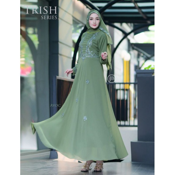 FASHION MUSLIM // TRISH SERIES DRESS //KODE JB