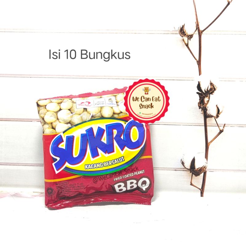 

Kacang Sukro Rasa BBQ Dua Kelinci 20gr (isi 10)