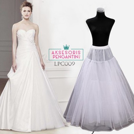 [SIAP KIRIM] PETTICOAT PANJANG ROK NGEMBANG PETICOAT PETIKUT GRADE A 4 LAYER LPC009