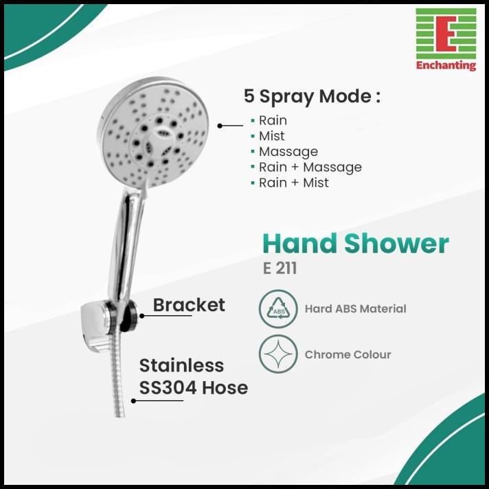 Hand Shower Europe Enchanting /Kepala Shower E211