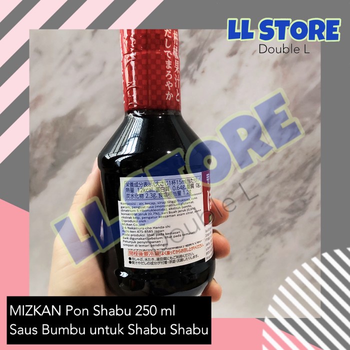 

Mizkan Pon Shabu 250Ml | Kecap Bumbu Shabu Jepang 250 Ml