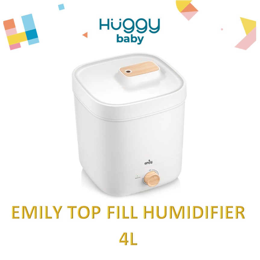 Emily EHF-16201 Top Fill Humidifier 4L | Alat Penjaga Kelembapan Udara