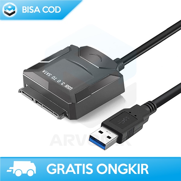 KABEL ADAPTER CONNECTOR USB 3.0 TO HARDISK HDD SSD SATA 3.5 2.5 INCH