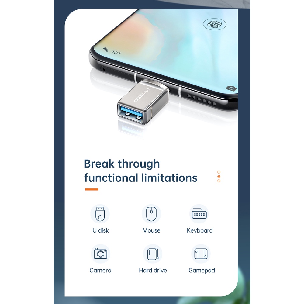 Mcdodo OTG USB 3.0 to Type C Adapter