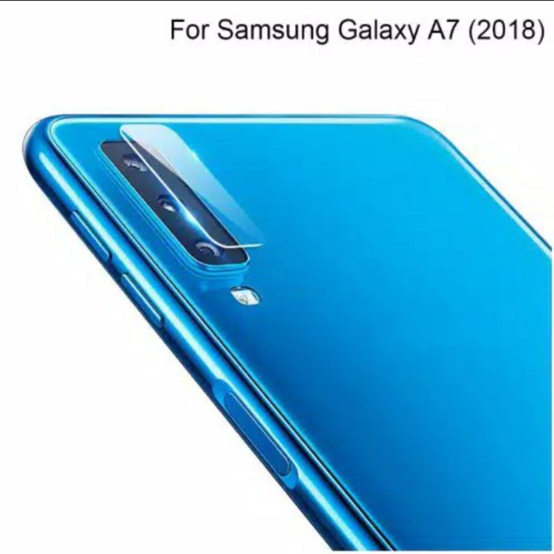 For Samsung Galaxy A7 2018 Tempered Glass Camera Anti Gores Kamera Belakang