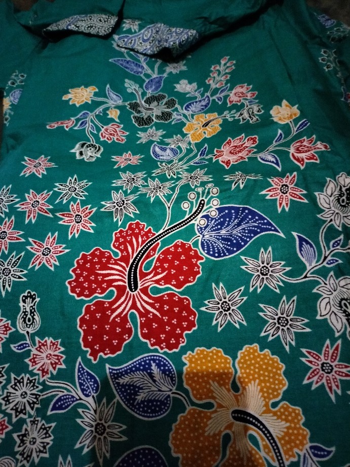 Tunik Batik Irma Premium Motif Bunga Sepatu Jaya
