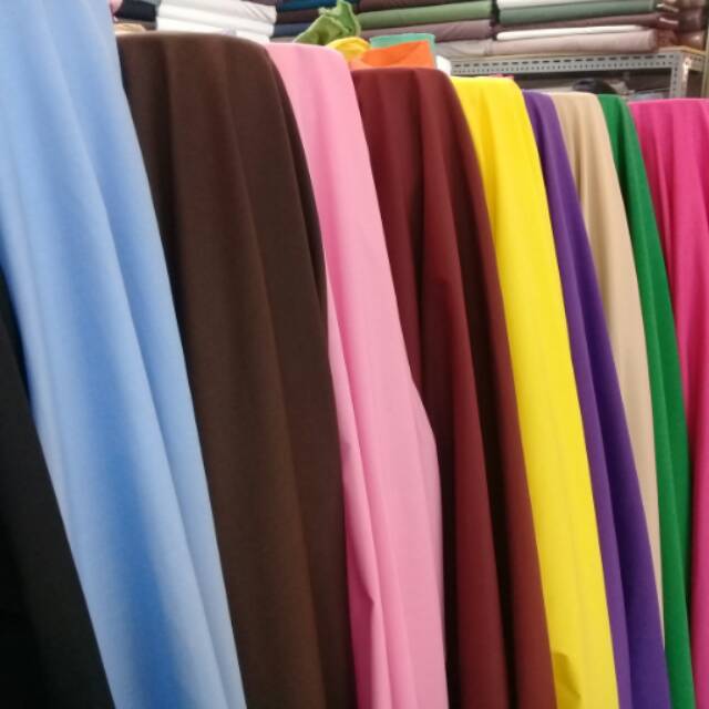 Kain Katun Poplin Bahan Katun Poplin Harga Per Meter Shopee Indonesia