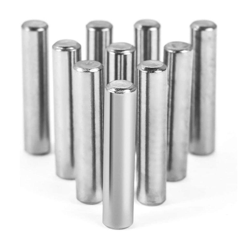 [Elegan] Pin Dowel Pin Polished Nickel Fixing Komponen Jabatan Penyangga Rak Hardware Shelf Pin