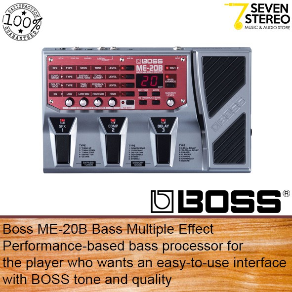 Boss ME-20B ME20B Bass Multi Effect Pedal