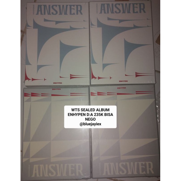 SEALED ALBUM ENHYPEN D:A & SOLO JACKET SOLJACK JAY