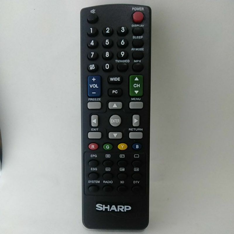 REMOTE REMOT TV SHARP AQUOS LCD LED RM-L1847