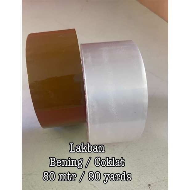 

Lakban Bening / Coklat 90 yards