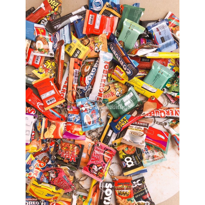 GANTUNGAN KUNCI SNACK | souvenir sovenir lucu unik miniatur ganci barang unik lucu grosir supplier-3