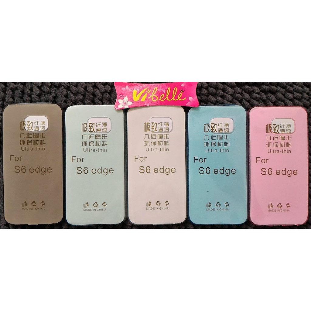Ultrathin Softcase Samsung Galaxy S6 Edge Soft Jely Back Case S6Edge