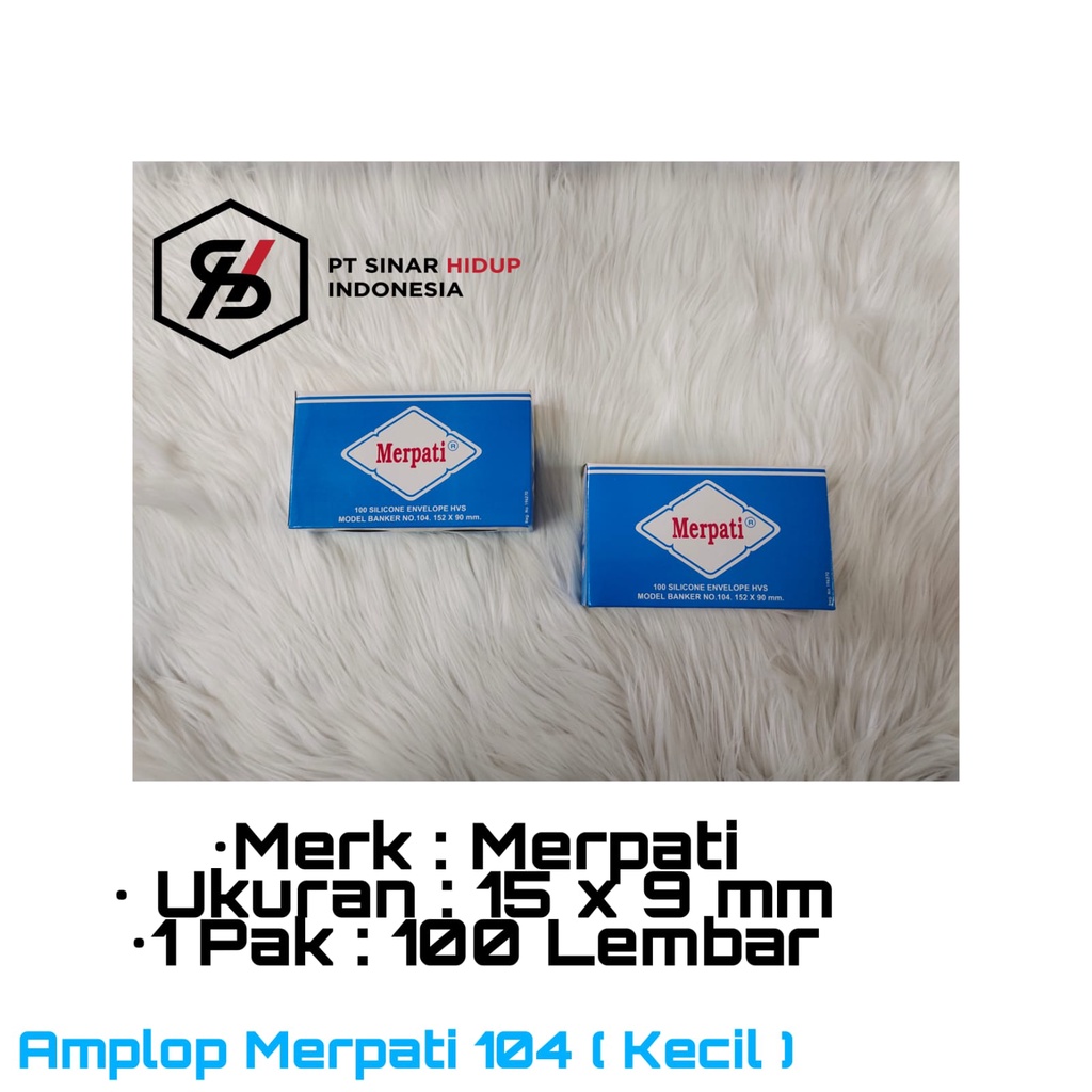 

Amplop Merpati 104 Putih Polos