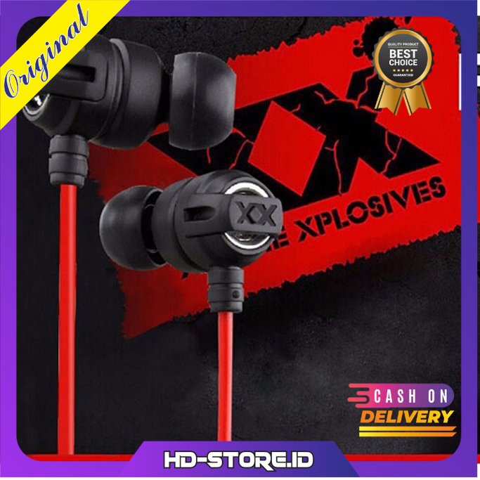 JVC Extreme Xplosives Super Deep Bass Earphones - HA-FX1X