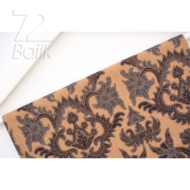 KAIN BATIK PREMIUM Bahan Katun Warna Cream Crem Krem Kream 724787 Cap 72 Jarik Jarit Samping Kebat Panjang Batik Katun Modern Premium Bahan Seragam Batik Pernikahan Kantor Keluarga Murah Kamen Jadi Batik Bali Lembaran