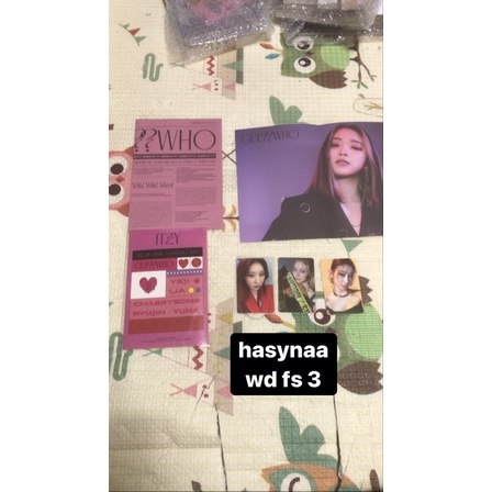 Pelunasan Itzy guess who SW FS 2, WD FS 3