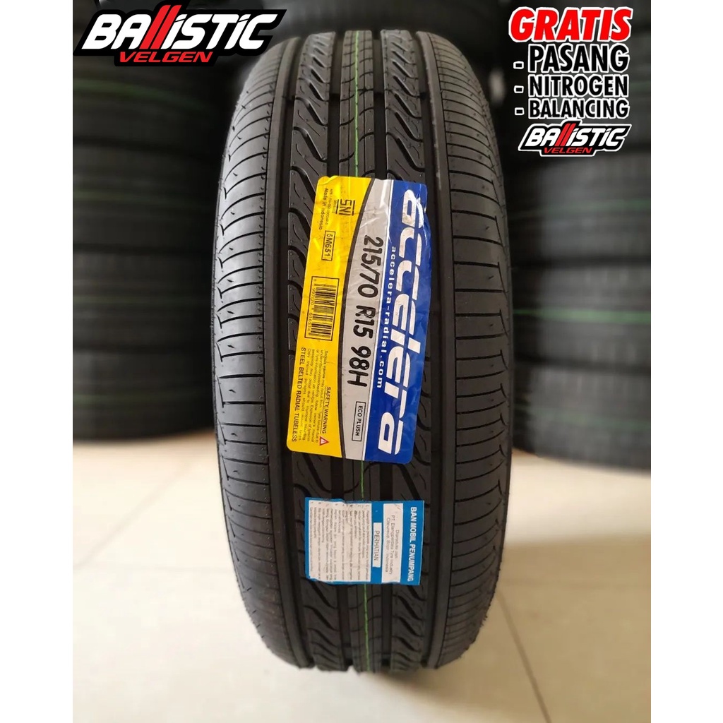 Ban mobil ACCELERA ECO PLUSH 215/70 R15 Ban mobil tubles ring 15 Innova Hilux Taruna dll