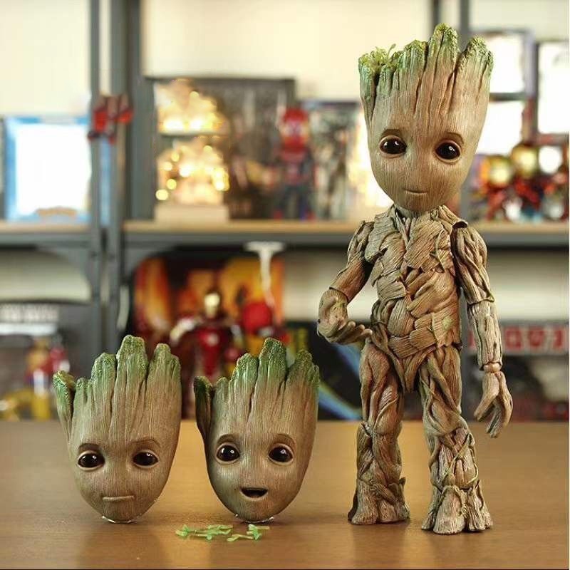 Mainan Action Figure Groot Guardian Of The Galaxy Ukuran 26cm 1: 1 Untuk Dekorasi Meja