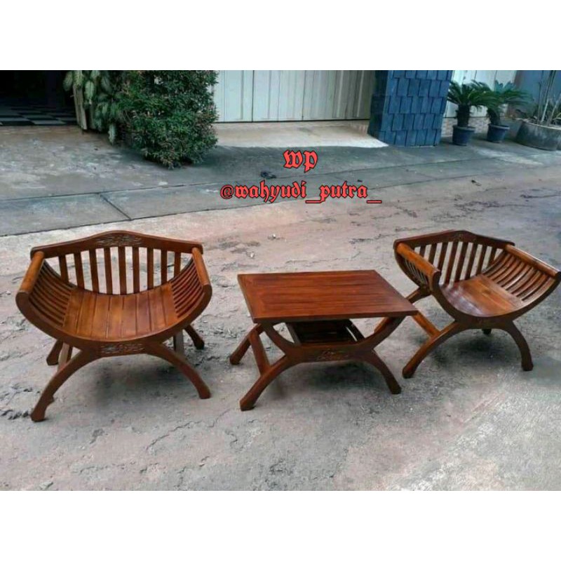 Kursi teras Yuyu jati