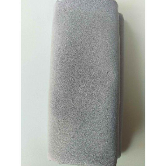 Pashmina diamond strech pasmina sabyan 150x75-abu silver