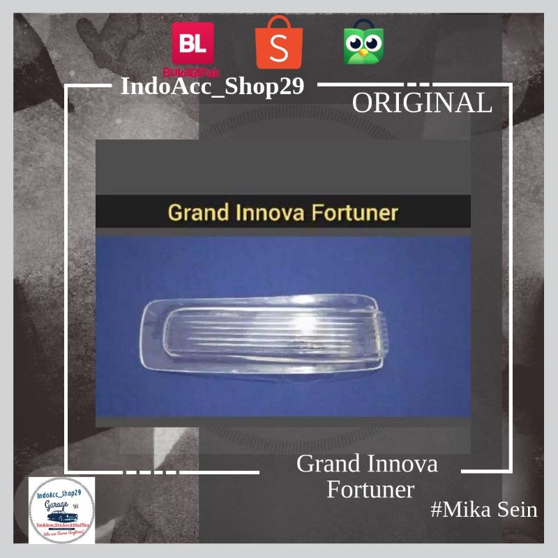 Mika Kaca Lampu Sein Spion Grand Innova Fortuner