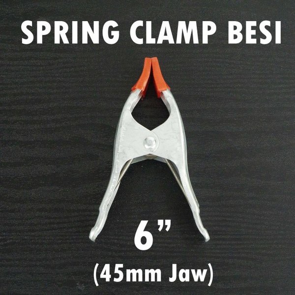 Spring Clamp Besi 6 inch Catok clip jepit klem
