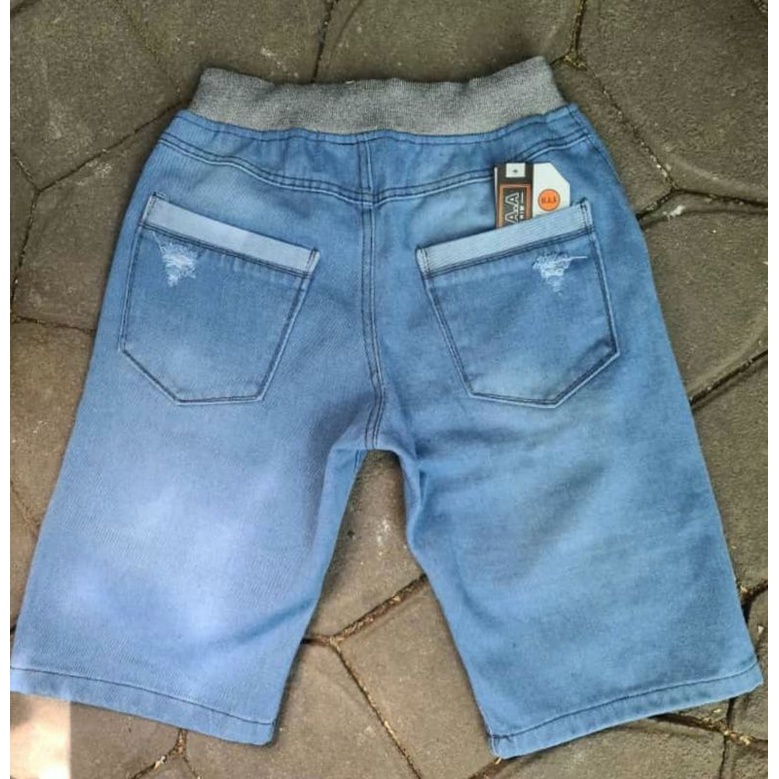 celana jeans pendek sobek pria ripped jeans pria