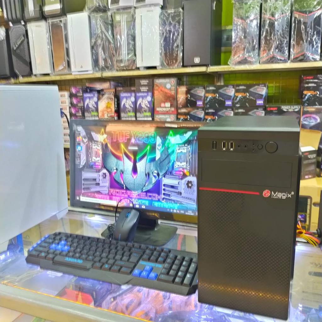 pc gaming apu a6 fullset monitor