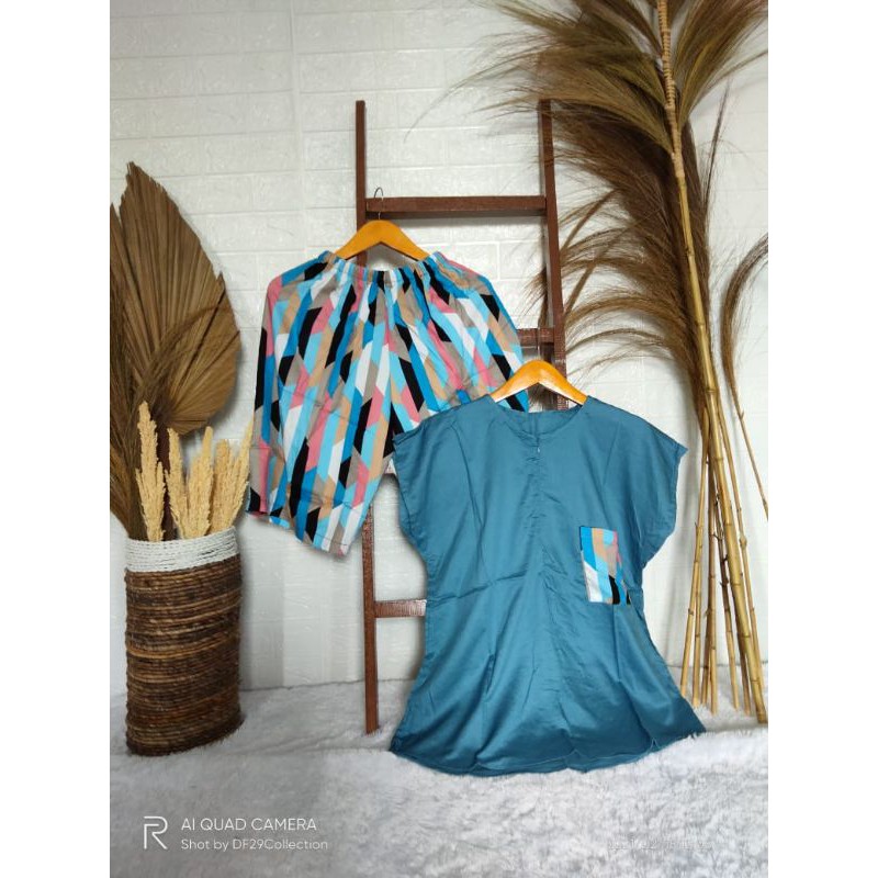 Motif baru limited stok Daily one set dori celana pendek