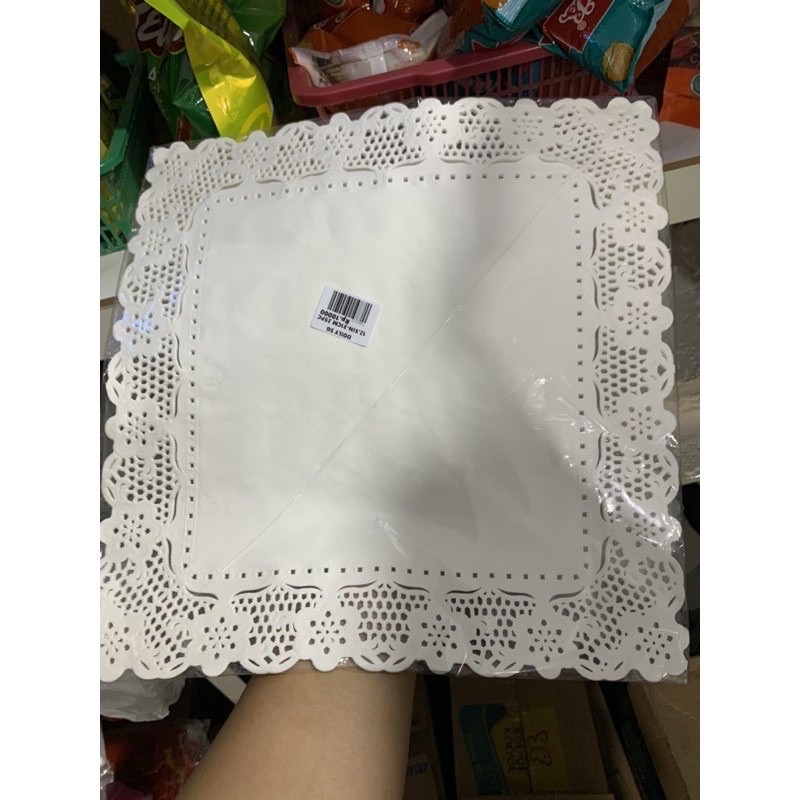 

doily segi 10 inch 25cm isi 100lbr