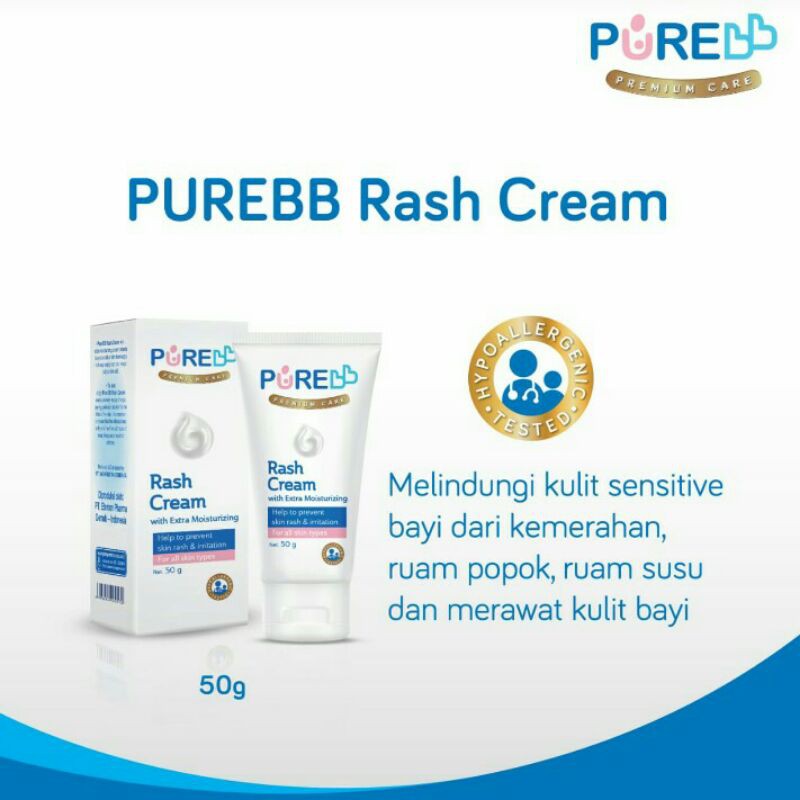 Pure bb rash cream 50gr