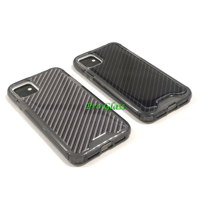 C116 Iphone 11/Iphone 11 PRO/Iphone 11 PRO MAX Premium Carbon Silicone Case / Casing Armor