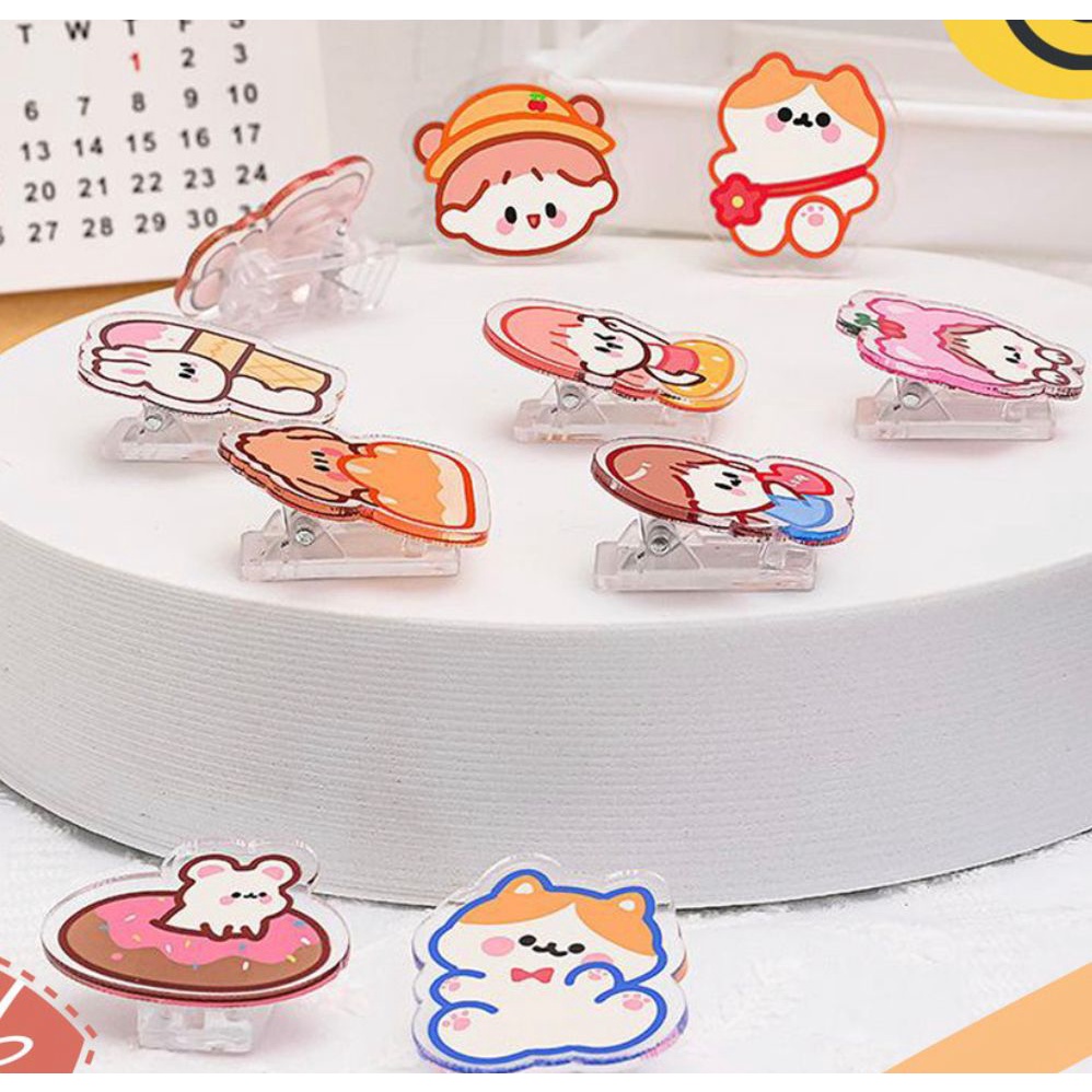 

Paper Clip Cute Cartoon Binder Clip / Klip Kertas