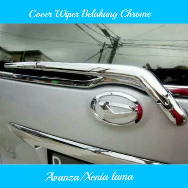 Cover Wiper belakang chrome Avanza/Xenia lama