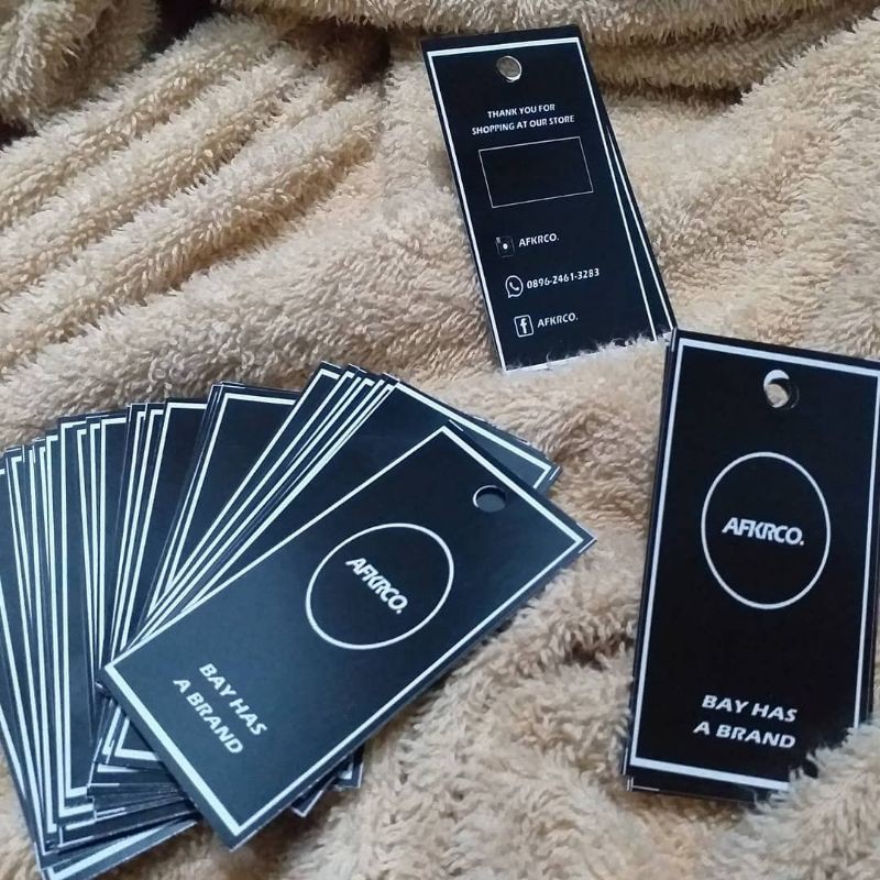 

[TERMURAH] HANDTAG BAJU HANDTAG LABEL HANDTAG HIJAB HANGTAG LABEL HANGTAG TEBAL HANGTAG HJJAB HANTAG