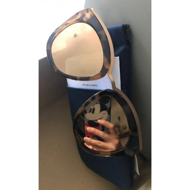 Sunglasses le specs milky torte eye slay 1702044 new and ori