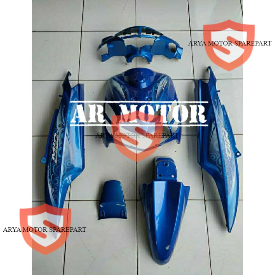 TERMURAH FULL BODY HALUS MIO SMILE BIRU MUDA PLUS STRIPING