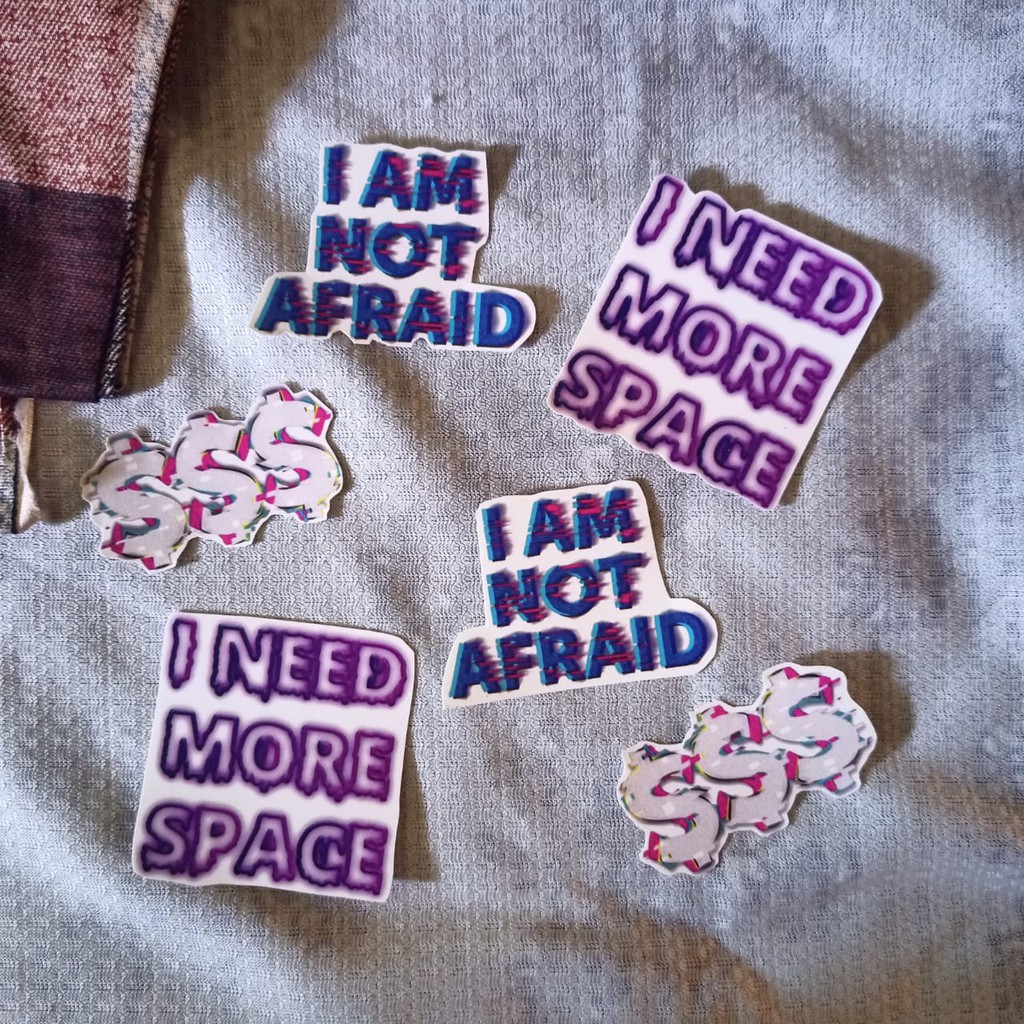 

Glitter Waterproof Sticker / Sticker Aesthetic / Sticker Journal / Stiker Jurnal / Alat Tulis