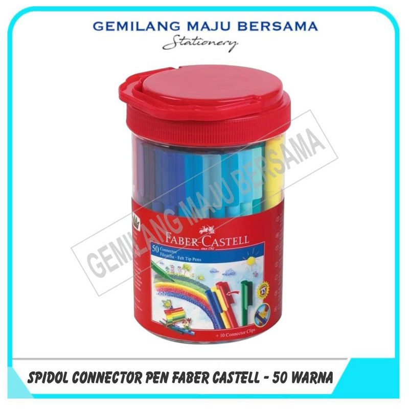 

Spidol / Connector Pen Faber Castell 50 Warna