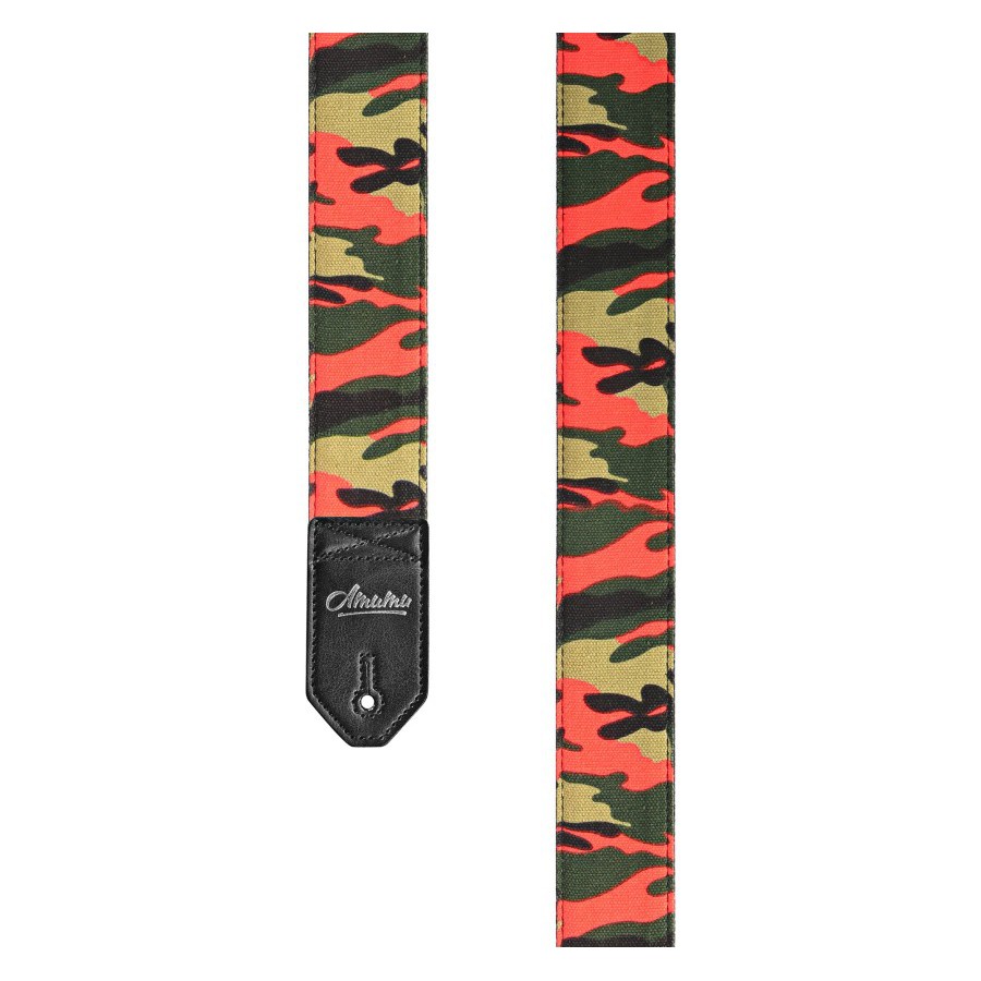 Amumu DN05P-OR Strap Gitar motif Orange Camouflage