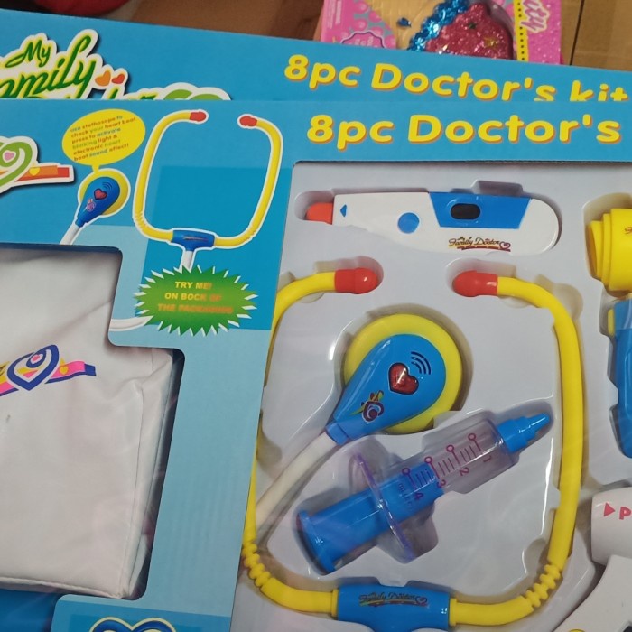 Mainan Anak mainan anak dokter dokteran/my family doctor - Biru(H3M6) MURAH Mainan Anak Laki Laki Ma