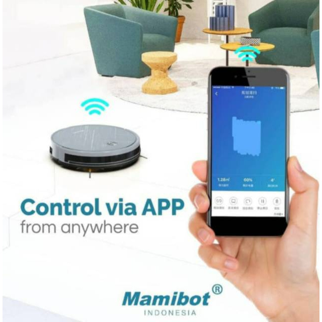 Harga murah -  Mamibot – EXVAC660 Platinum Robot Vacuum Cleaner